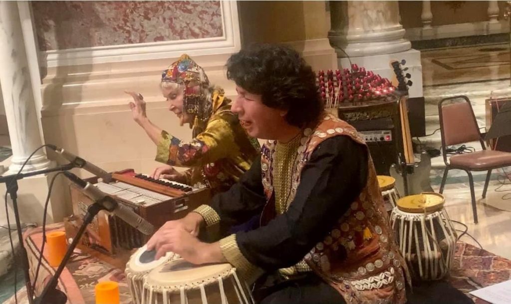 Tabla for Two performing for World Day of Migrants and Refugees