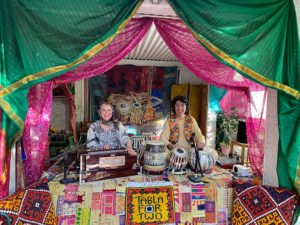 Tabla for Two on outdoor stage