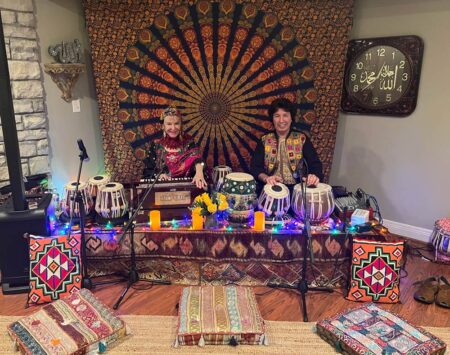 tabla for two performing
