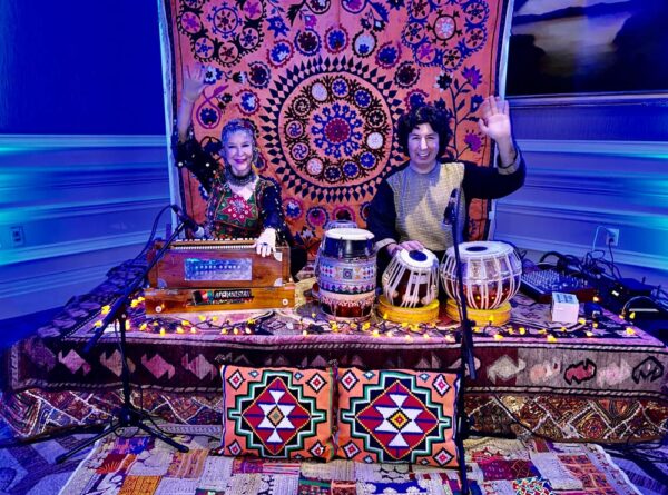 tabla for two performing at refugees international advocacy awards